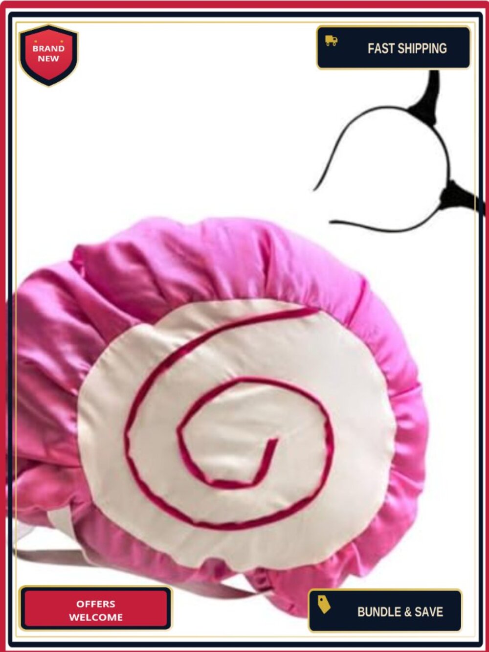 Snail Shell Costume Accessory Set with Headband Cosplay Party Halloween